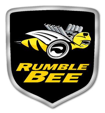 "Rumble Bee" Epoxy Coated Front Grille Shield Emblem Dodge Ram